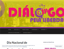 Tablet Screenshot of dialogospelaliberdade.com